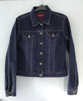 Buy Ladies Denim Jeans Jacket - Deep Indigo Purple - Size M (38  Bust) • 5.99£