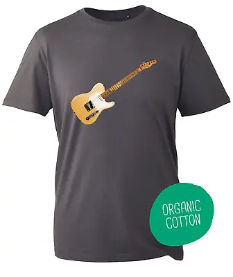 Buy Fender Guitar Blonde Stratocaster Telecaster Retro T Shirt Sizes S To 5XL • 10.97£