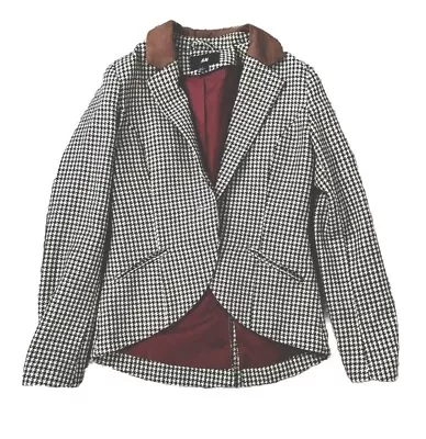 Buy H&m Tweed Checked Beige Green Brown  Jacket 6 34 • 34.55£