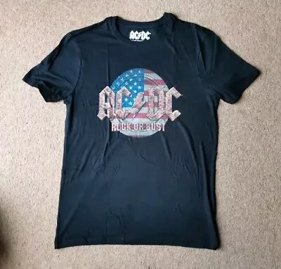 Buy AC/DC Rock Or Bust USA.               T-shirt Medium • 10£