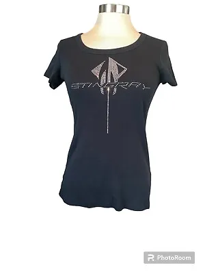 Buy Bella T-shirt Stingray & A Stingray On Front In Rhinestones Shirt Sleeve Sz Med • 14.17£
