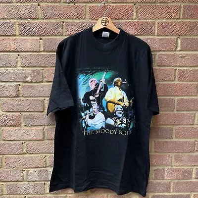 Buy Vintage The Moody Blues 2000 “Hall Of Fame” Band Tour Graphic T-Shirt Size XL • 24.99£