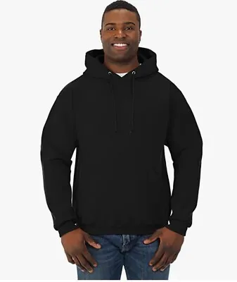 Buy Mens Classic Hooded Sweat Plain Sweatshirt Hoodie Top - FRUIT OF THE LOOM 62208 • 9.99£