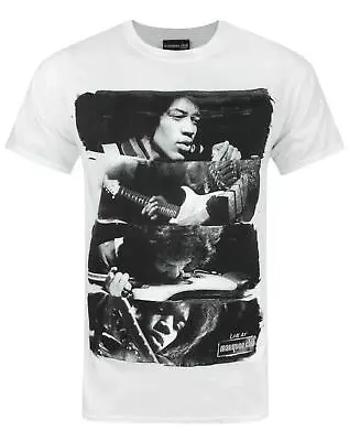 Buy Jimi Hendrix White Short Sleeved T-Shirt (Mens) • 14.99£