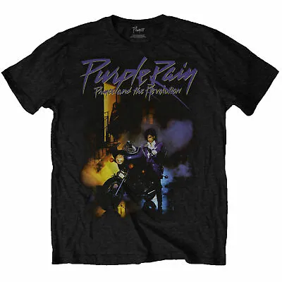 Buy Official Prince T Shirt Purple Rain Album Cover Black Classic Rock Metal Band • 14.88£