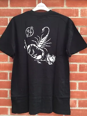 Buy Mens Swallows & Daggers T-shirt Bnwt Size Large Black/white Scorpion Design  • 8.99£