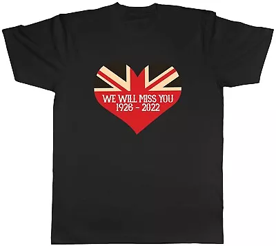 Buy Her Majesty We Will Miss You Queen Elizabeth II Mens Unisex T-Shirt Tee Gift • 8.99£