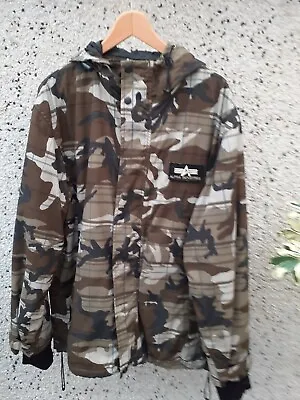 Buy Alpha Industry INC Jacket, Mens, Medium. Camouflage.  • 20£