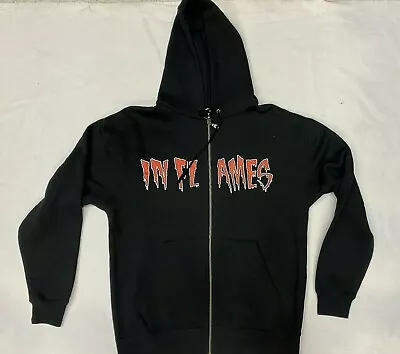 Buy In Flames Mens Zipper Hoodie Hooded Top Medium Used And Abused • 66.99£