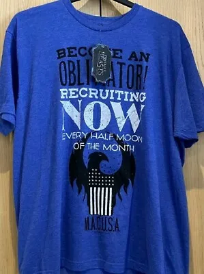 Buy BNWT Fantastic Beasts Become An Oblivator Mens T Shirt Size 2XL Blue Loot Crate • 4.99£