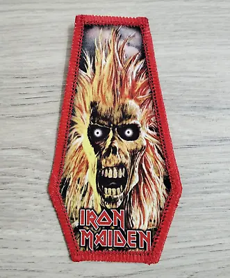 Buy Iron Maiden ¨Eddie¨ Red Coffin Patch For Battle Jacket Metal Vest • 5.26£