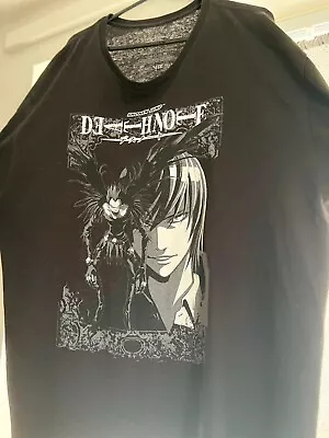 Buy DEATH NOTE Shirt Y2k Xtra Large Goth Punk Style • 19£