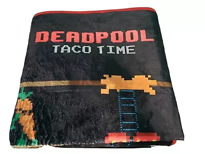 Buy Marvel Deadpool Club Merch Taco Time Game Tapestry Or Table Cover 42 X 57  New • 14.17£