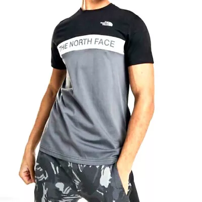 Buy The North Face Woven Block TNF Mens T-Shirt Crew Neck Tee Cotton Casual Shirts • 14.99£