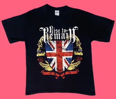 Buy Vintage Rise To Remain UK Heavy Metal Band T-Shirt Black Slim Large - P2P: 21  • 19.99£