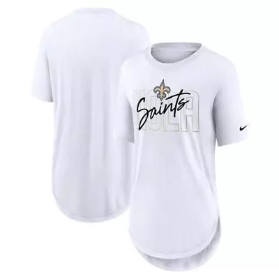 Buy New Orleans Saints T-Shirt (Size S) Women's NFL Nike City Love T-Shirt - New • 19.99£