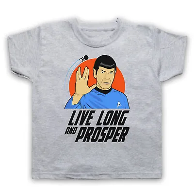 Buy Spock Live Long And Prosper Star Vulcan Salute Trekkie Kids T-shirt • 16.99£