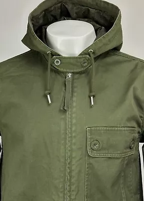 Buy Pretty Green | Sigma Cotton Hooded Jacket Medium (Green) Mod Scooter Casuals • 39.99£