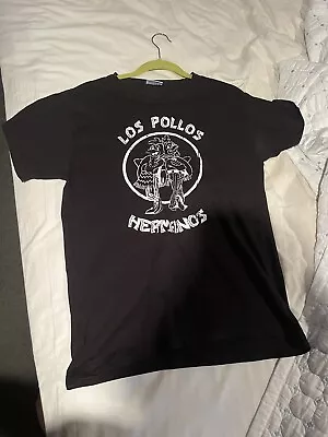Buy Los Pollos Hermanos Mens T Shirt Breaking Bad Size Medium Black And White • 7£