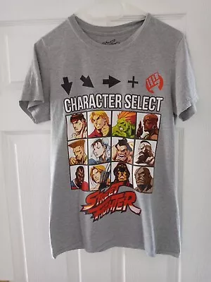 Buy Grey Street Fighter T Shirt Size S • 5£
