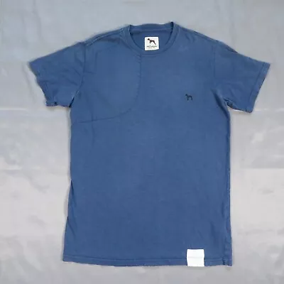 Buy ONE TRUE SAXON Morkere Notch Tee T Shirt Mens Medium Blue • 8.99£