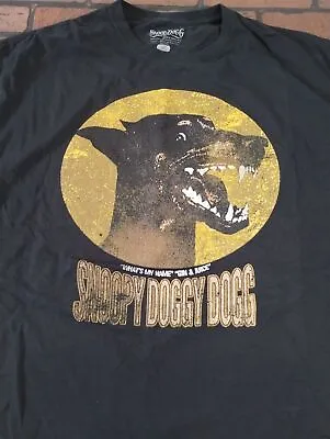 Buy SNOOPY DOGGY DOGG-2019 Distressed Black Dog Men T-shirt~Licensed / Never Worn~XL • 38.84£