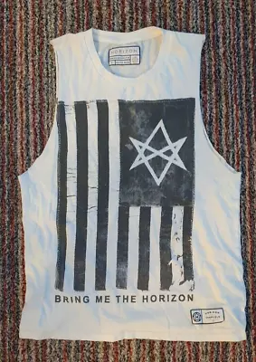 Buy Bring Me The Horizon Vest Size XS Drop Dead Clothing Architects Bad Omens Hxc  • 18.50£