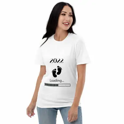 Buy Baby Loading 2022 Women Printed Pregnant T Shirt Girl Maternity Short Sleeve Pre • 21.26£