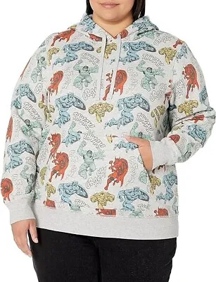 Buy Amazon Essentials Marvel Avengers Women's Fleece Sweater Hoodie Sweatshirts UK L • 9.99£