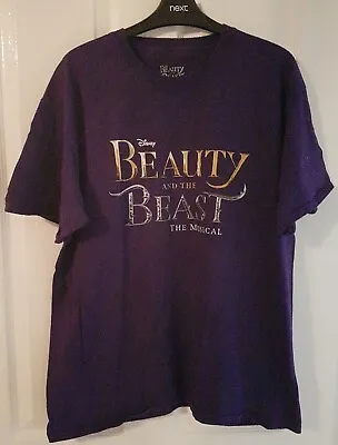 Buy DISNEY Beauty And The Beast The Musical T Shirt Size XL • 7.99£