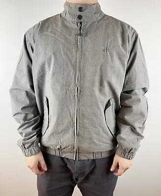 Buy Boxfresh Jacket Mens Size Medium Grey Red Checked Y2K Retro Streetwear Designer • 16£
