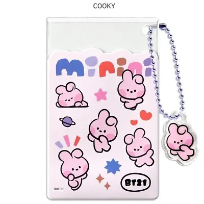Buy [NEW] Line Friends BT21 Official Merch Minini Cooky Clear Card Pocket Holder BTS • 14.17£