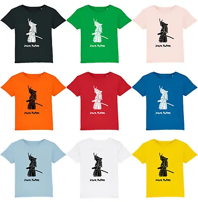 Buy Personalised Samurai Your Name T-Shirt Japanese Retro Samurai Warrior Unisex Top • 9.99£