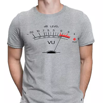 Buy Volume Vu Meter Audio Engineer Recording Music Vintage Mens T-Shirts Tee Top #D6 • 9.99£