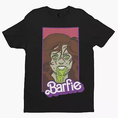 Buy Barfie Doll T-Shirt - Halloween Horror Doll  Funny Ken Cartoon Film TV Movie • 10.79£