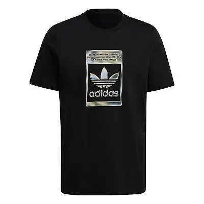 Buy Adidas ORIGINALS MEN'S CAMO PACK T-SHIRT TEE CREW NECK BLACK RETRO TREFOIL NEW S • 21.99£