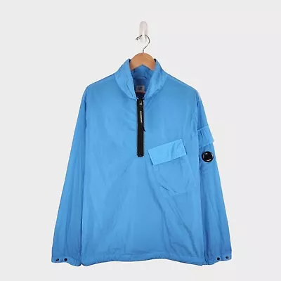Buy C.P. COMPANY Men's Blue Chrome Nylon Smock Overshirt - L - Very Good Condition • 139.99£
