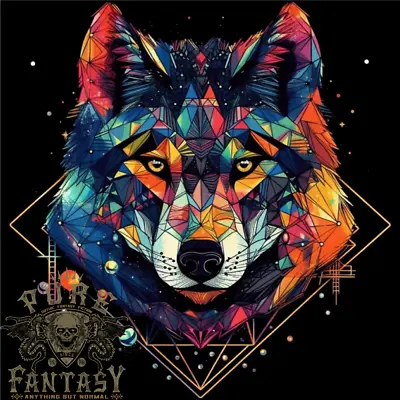 Buy Geometric Wolf Wolves Mens Cotton T-Shirt Tee Top • 10.75£