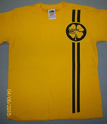 Buy Flogging Molly Gold Racing Stripe Youth T-Shirt Medium (10/12) • 10.25£