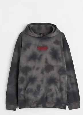 Buy New Stranger Things H&M Grey Hoodie Xs But Oversized. Sold Out!! • 39.99£