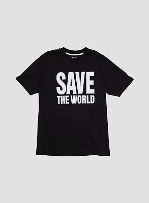 Buy Hamnett Save The World T-Shirt In Black Katherine Hamnett SAVE THE WORLD • 9.99£