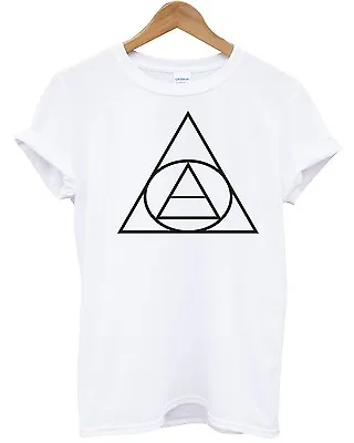 Buy Circle Triangle T Shirt Top Tee Summer Apparel Man Women Shop Indie Hipster Sun • 14.99£