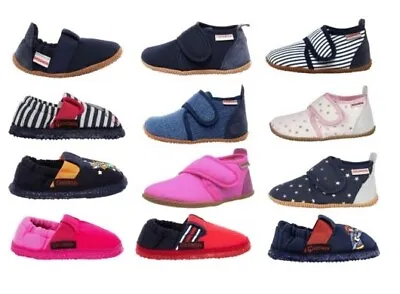 Buy GIESSWEIN Slippers Boys Girls Childrens Moccasins Toddlers Booties Slippers Size • 9.98£