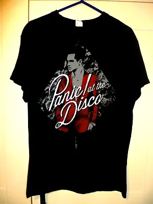 Buy Panic! At The Disco - Original  Brendon Urie  Black T-shirt (m) • 7.99£