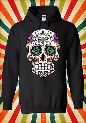 Buy Floral Death Mexican Skull Novelty Men Women Unisex Top Hoodie Sweatshirt 1081 • 17.95£
