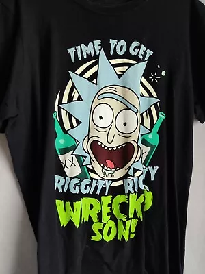 Buy Rick And Morty Rick Black T-Shirt L • 4.99£
