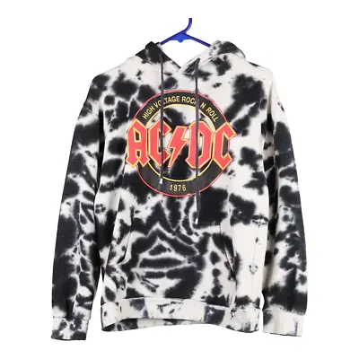 Buy Ac/Dc Band Hoodie - Small Black & White Cotton Blend • 24.69£