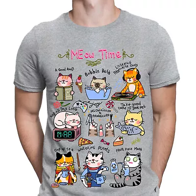 Buy Cat Animal Lovers Cute Gift Idea Funny Novelty Mens T-Shirts Tee Top #DGV2 • 9.99£