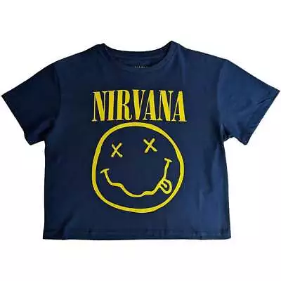 Buy Nirvana Flower Sniffin Crop Top • 14.93£