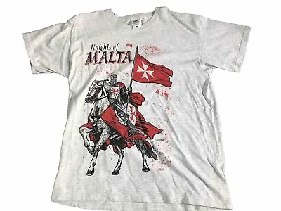 Buy Mens T Shirt Knights Of Malta M Fruit Of The Loom • 12£